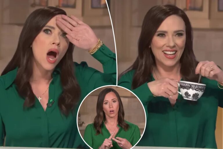 Scarlett Johansson skewers Sen. Katie Britt’s SOTU rebuttal on ‘SNL’: ‘Craziest b—h in the Target parking lot’