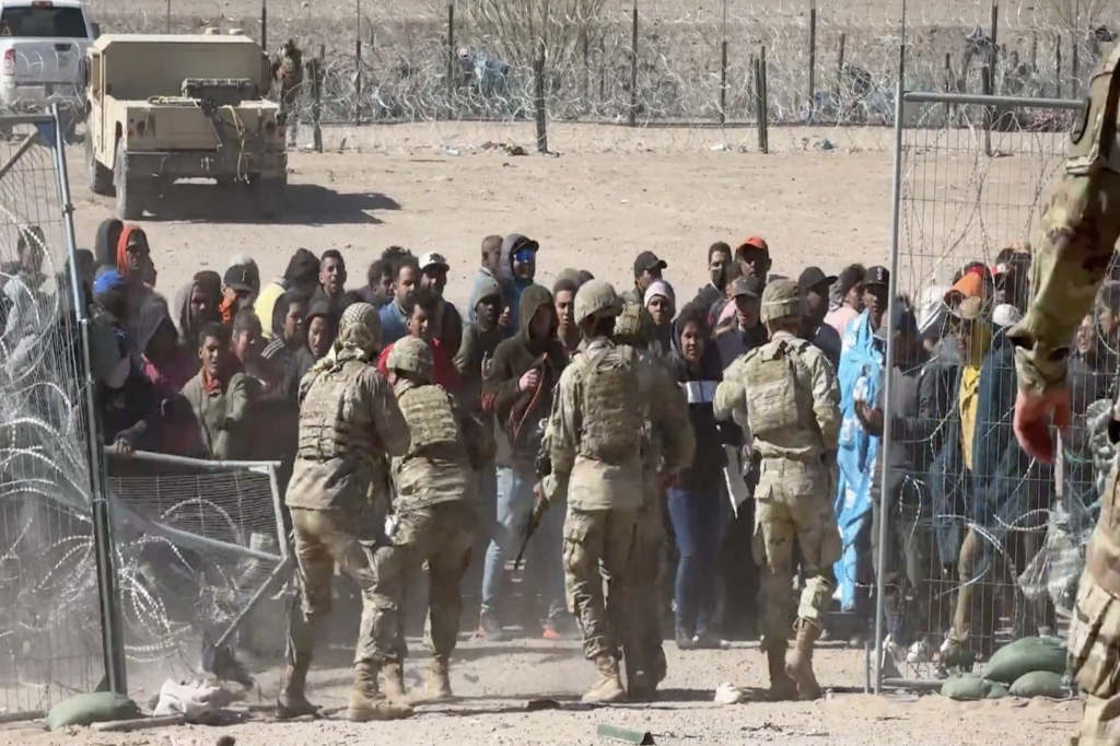 Shocking video of migrants tearing down fence a symbol of everything wrong with Biden’s policy