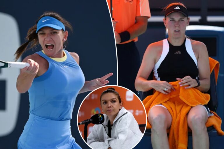 Simona Halep, Caroline Wozniacki in doping war of words at Miami Open: ‘Why did she say that?’