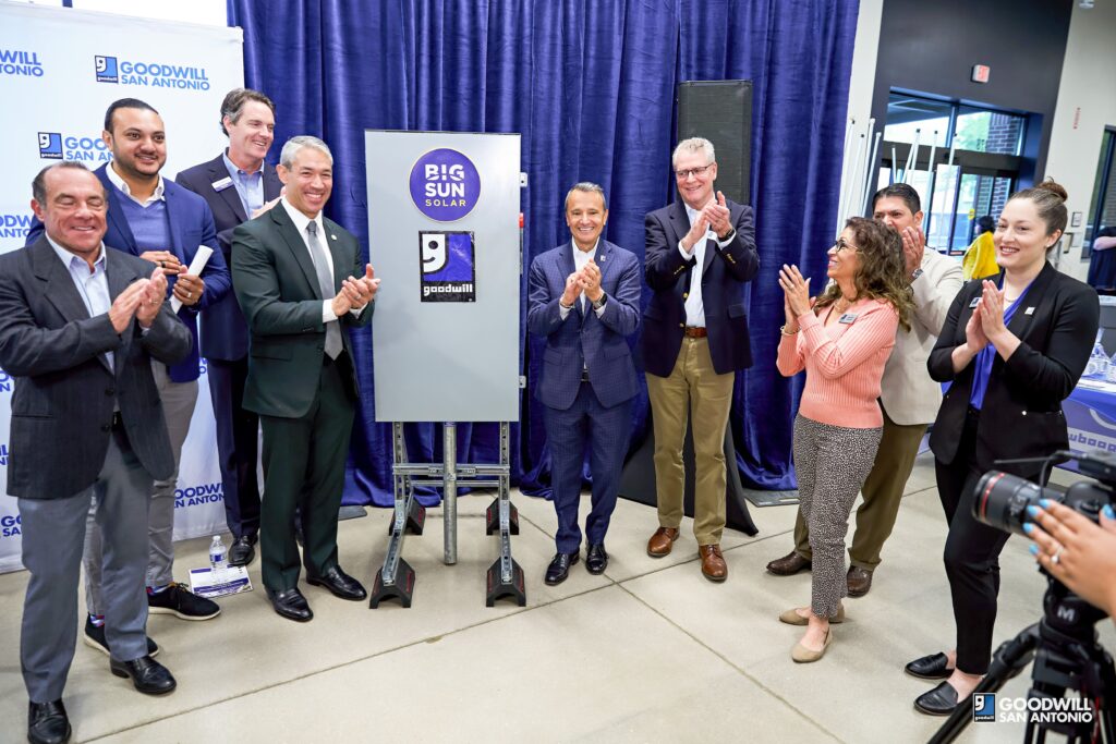 Some Goodwill stores in San Antonio will soon rely entirely on solar power