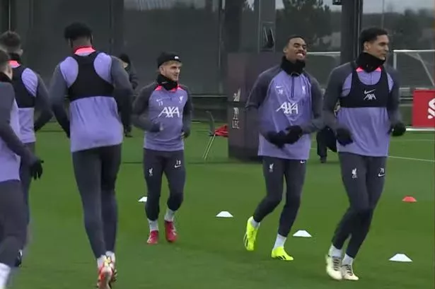 Three things spotted in Liverpool training amid injury boost and Ibrahima Konaté update