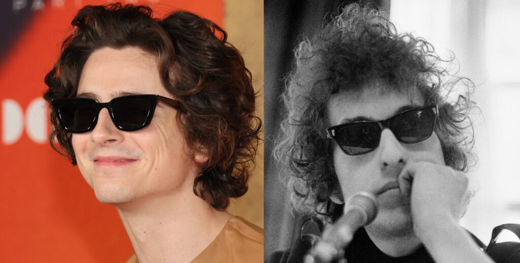 Timothée Chalamet Is Bob Dylan in First Set Photos From A Complete Unknown