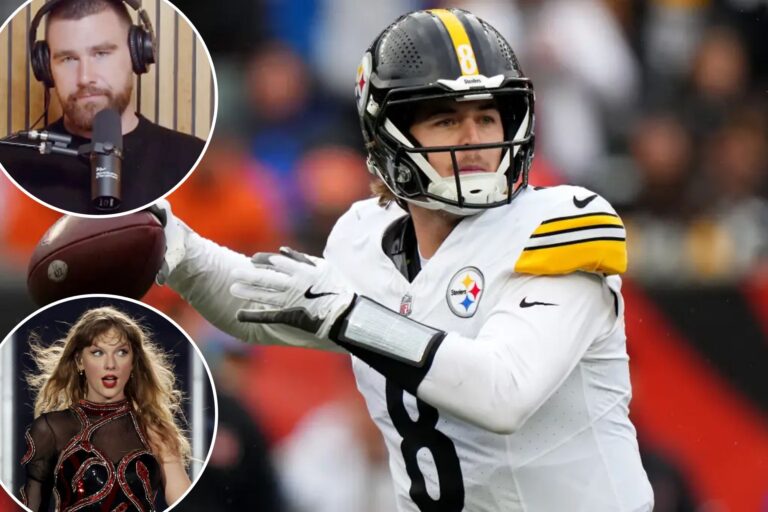 Travis Kelce uses Taylor Swift to describe bitter ending between Steelers, Kenny Pickett