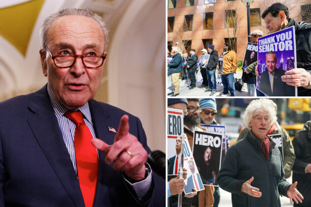 UFO truthers converge on Chuck Schumer’s NYC office to celebrate human kind’s ‘ET moment’
