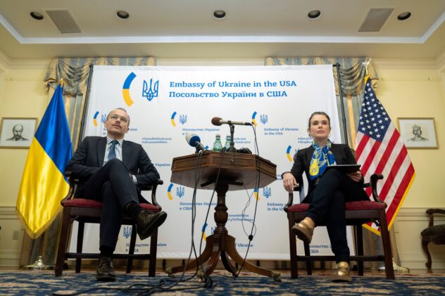 Ukrainian ministers 'optimistic' about securing U.S. aid, call for repossession of Russian assets