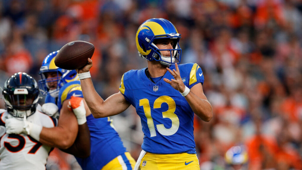 What is the ceiling and the floor for Rams QB Stetson Bennett?