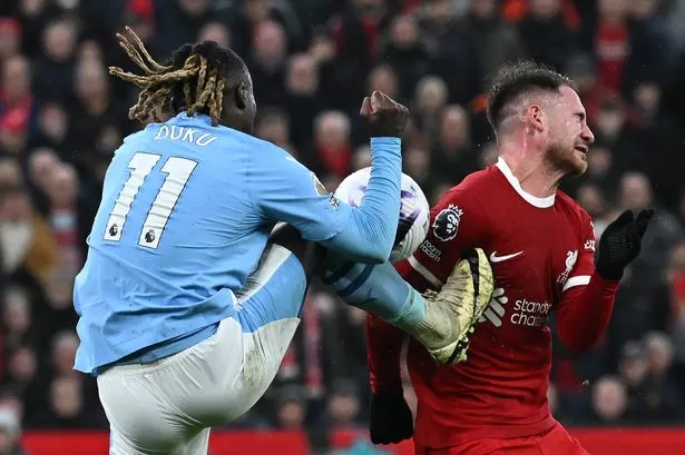 Why VAR did not award Liverpool penalty vs Man City after Jérémy Doku challenge