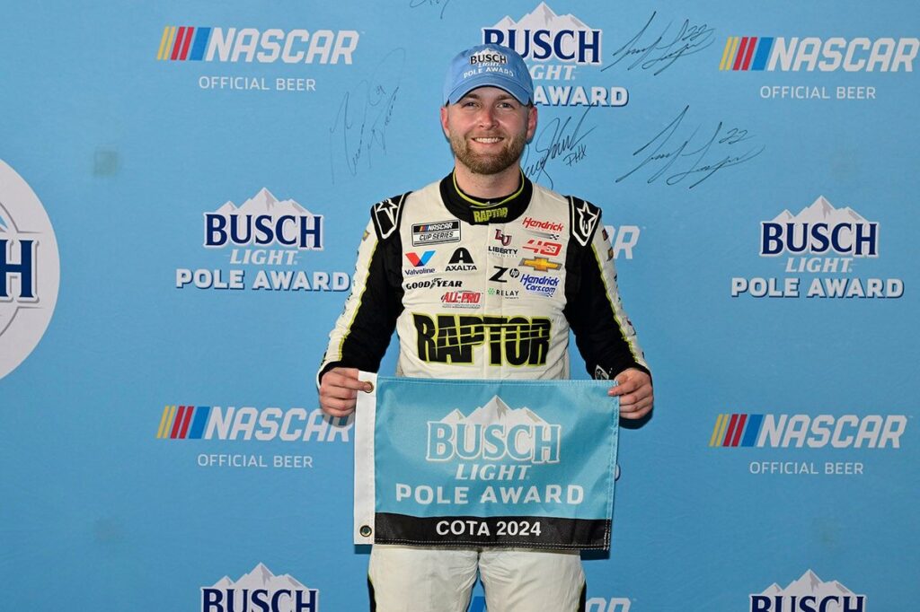 William Byron beats Ty Gibbs to NASCAR Cup pole at COTA