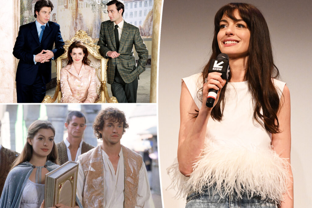 Anne Hathaway recalls having to make out with 10 different guys during ‘gross’ chemistry tests in the 2000s