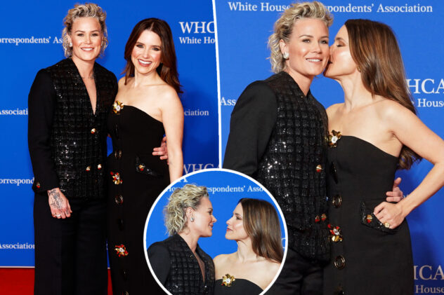 Ashlyn Harris and Sophia Bush make red carpet debut at White House Correspondents’ Dinner