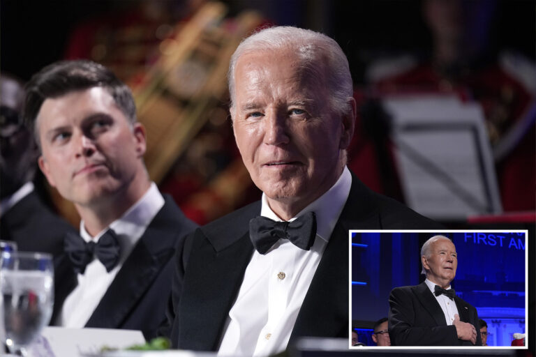 Biden tries to downplay age with jokes at White House Correspondents Dinner