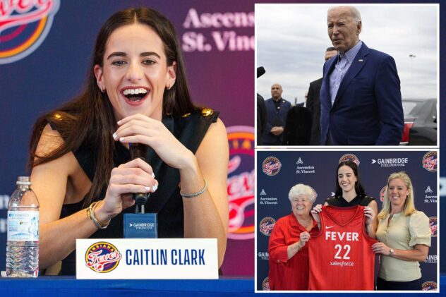 Biden wades into Caitlin Clark contract controversy after WNBA Draft