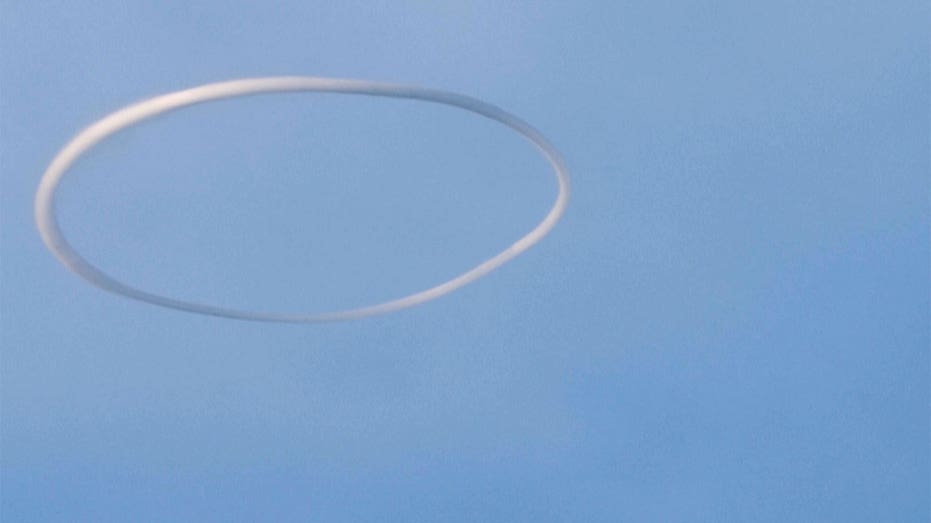 Blowing 'smoke': Mount Etna puts on a show by emitting rare rings into the sky