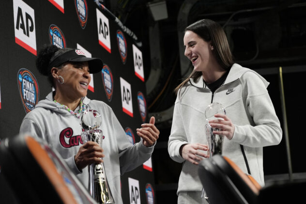 Caitlin Clark is ‘sole reason’ women’s basketball ratings skyrocketed: Dawn Staley