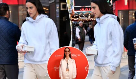 Caitlin Clark steps out in $200 Nike look after $17,000 Prada outfit at WNBA Draft