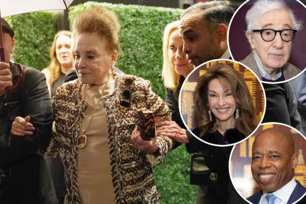 Cindy Adams’ Birthday Bash: Susan Lucci, Woody Allen, more