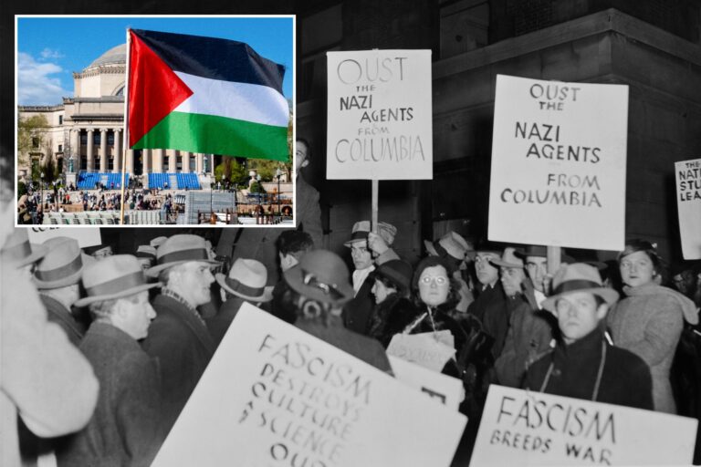 Columbia students once rallied against Nazis — now they cheer for them