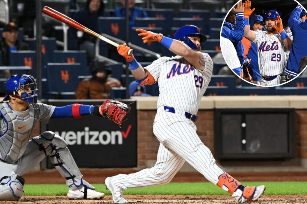 DJ Stewart’s three-run homer propels Mets past Cubs