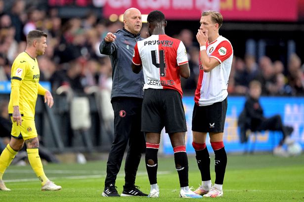 Feyenoord star spotted in Liverpool away end ahead of Arne Slot appointment