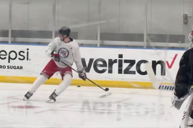 Filip Chytil surprises with Rangers practice return ahead of playoffs