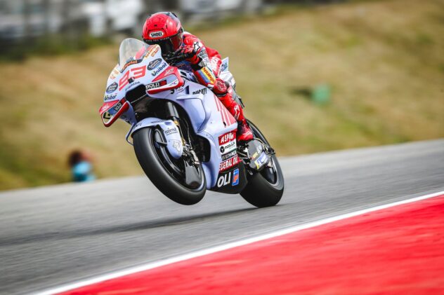 Gresini MotoGP rider Marquez says he "won't be faster than in the past"
