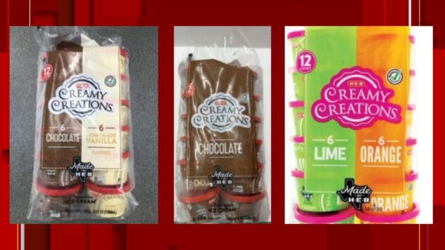 H-E-B issues voluntary recall of some Creamy Creations ice cream cups