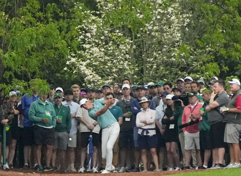 How did the amateurs do in the first round of the 2024 Masters?