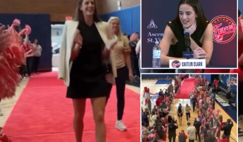 Indiana Fever go all out for for Caitlin Clark’s first team appearance