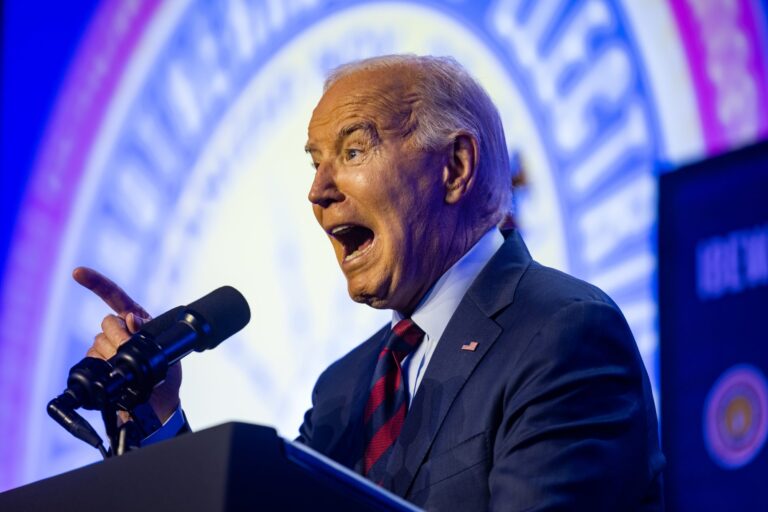 Joe Biden is running a presidential sham-paign while Donald Trump is on trial