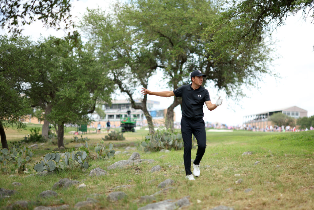 Jordan Spieth explains his crazy gutterball shot at the Valero Texas Open. Would he do it again?