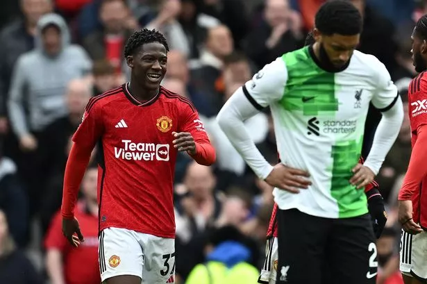 Kobbie Mainoo sends apology for celebration vs Liverpool after Man Utd goal
