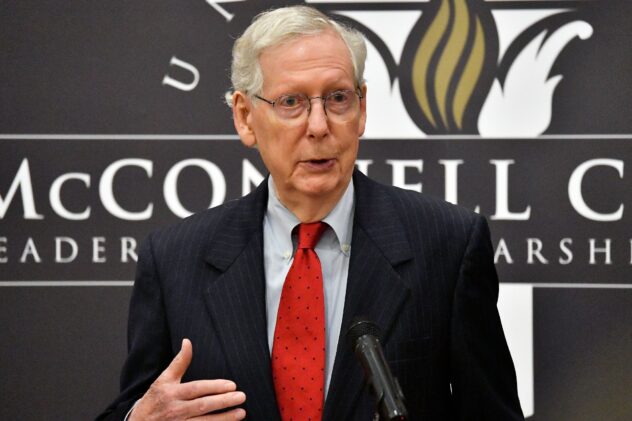 Kudos to Mitch McConnell’s final public service — confronting the isolationist right