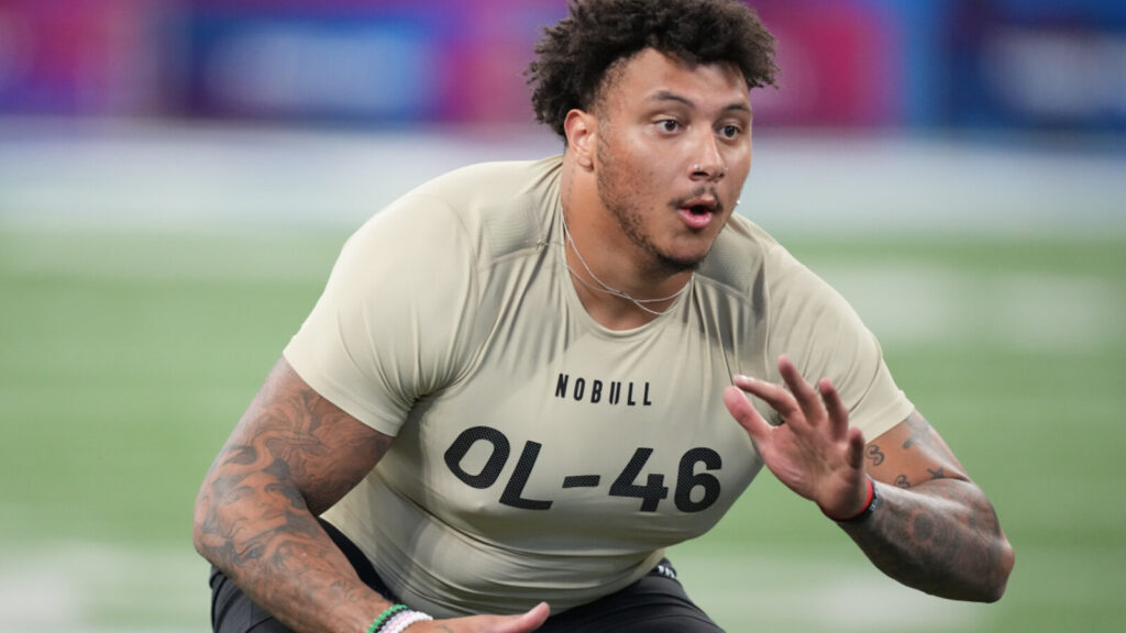 Las Vegas Raiders' answer to their offensive line problems is in the fourth round of the 2024 NFL Draft