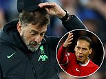 Liverpool boss Jurgen Klopp APOLOGISES after Everton defeat and admits only 'a crisis' at Man City and Arsenal can save their title hopes... as captain Virgil van Dijk questions if his team-mates 'gave everything'