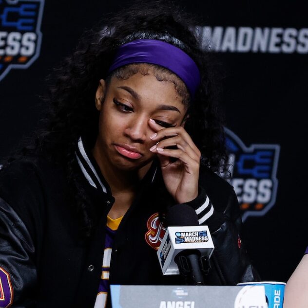LSU’s Angel Reese Tears Up Detailing Death Threats After Iowa Loss