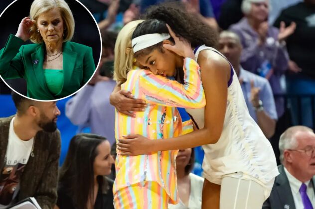 LSU’s Kim Mulkey gives emotional message to Angel Reese after declaring for WNBA draft