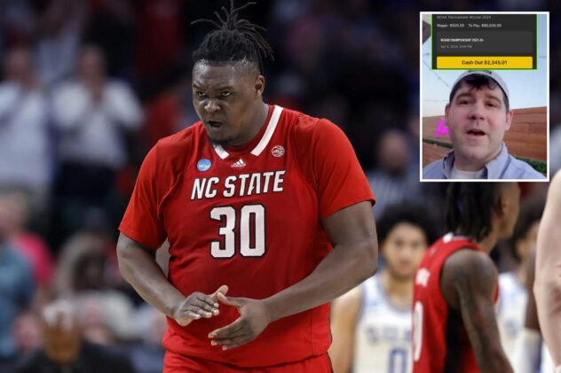March Madness 2024 bettor sitting on $90,000 NC State championship ticket