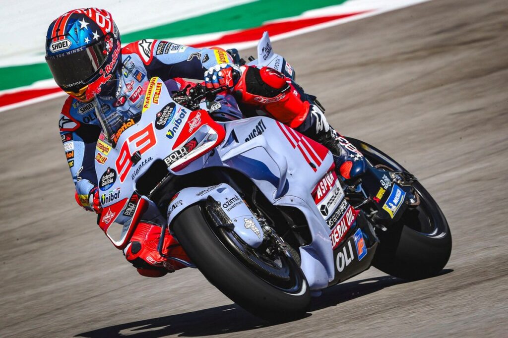 Marquez having to change MotoGP riding style “more” than normal at COTA