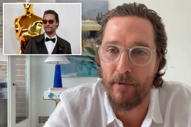 Matthew McConaughey says there’s an ‘initiation process’ in Hollywood