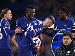 Mauricio Pochettino FUMES at Chelsea duo for trying to take penalty off Cole Palmer and warns they will be 'out' if they do it again as embarrassing on-field row overshadows 6-0 thrashing of Everton