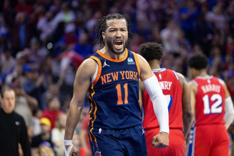 New York Knicks at Philadelphia 76ers Final Score: The Knicks hold off the Sixers 97-92, take 3-1 series lead