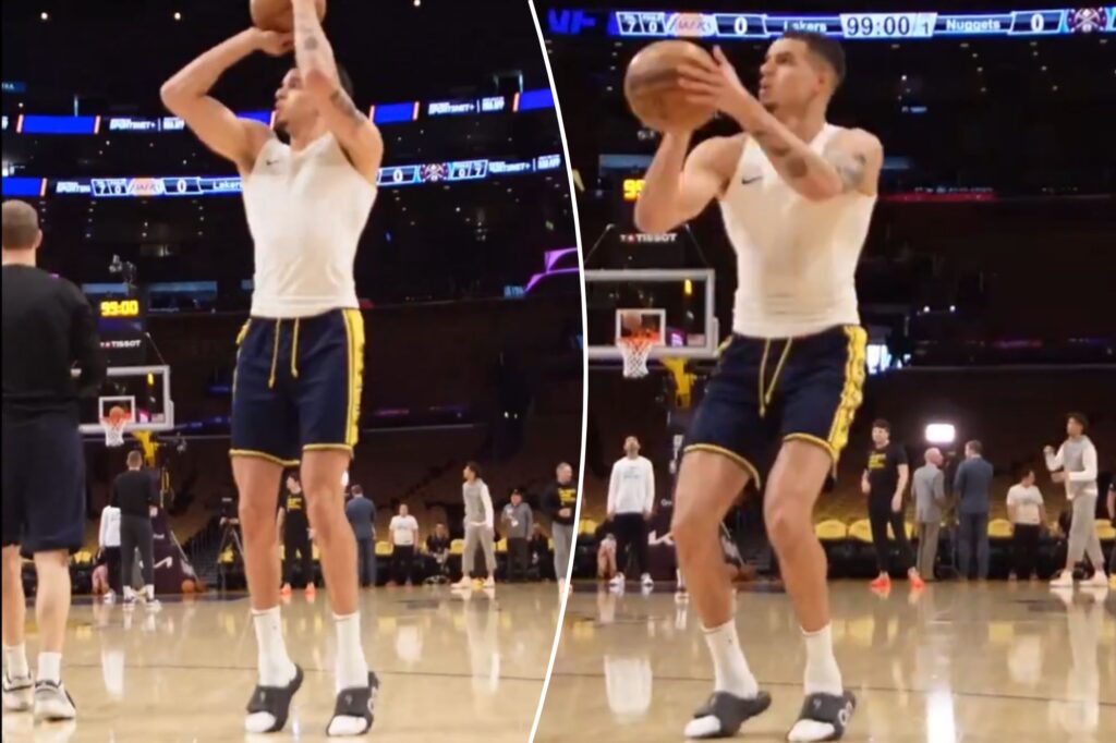 Nuggets forced into ‘frustrating’ warm-up in flip-flops before Game 4 loss to Lakers