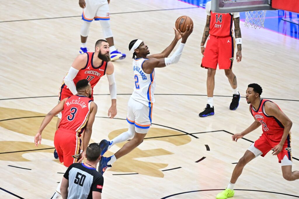Oklahoma City Thunder outclasses New Orleans Pelicans, 106-85