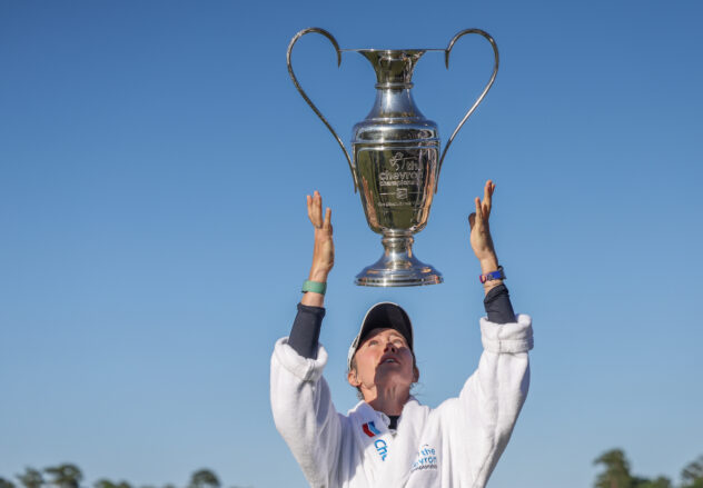 Photos: Nelly Korda celebrates after winning 2024 Chevron Championship