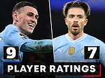 PLAYER RATINGS: Phil Foden revels in central role with superb hat-trick as Jack Grealish makes steady progress... but how did Julian Alvarez fare replacing Erling Haaland?