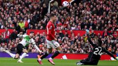 Premier League: Diaz gives Liverpool deserved lead at rivals Man Utd