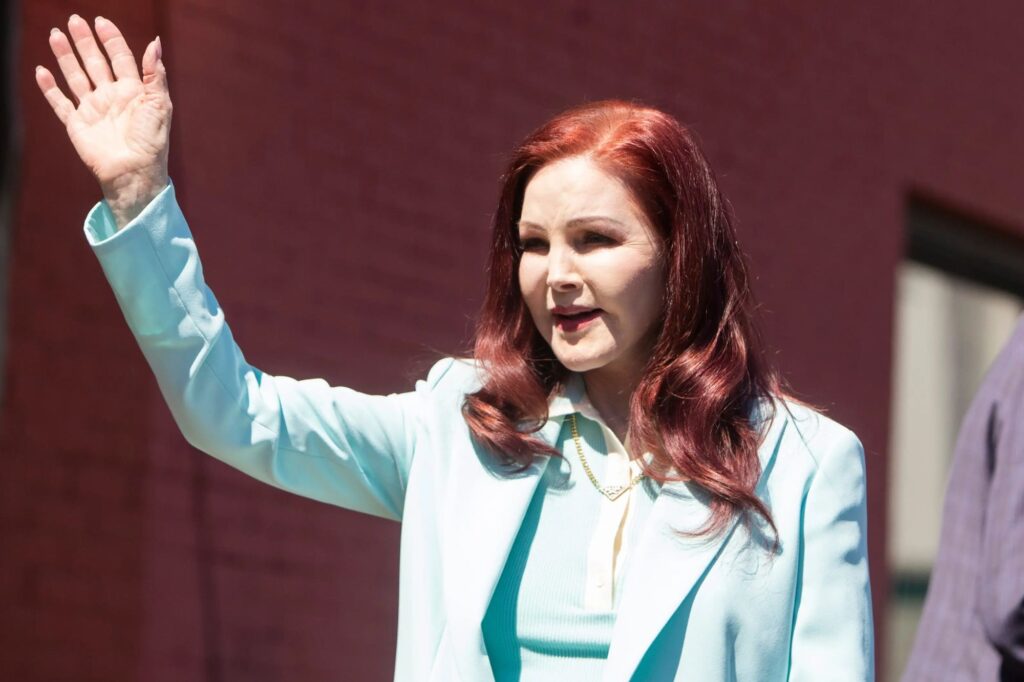 Priscilla Presley all shook up after Elvis’ alleged love child shows up to book signing