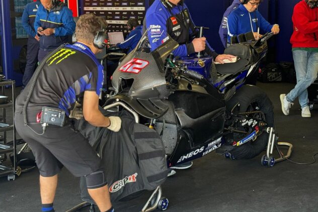 Quartararo felt "massive change" on new Yamaha M1's first MotoGP test