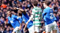 Rangers earn late draw in six-goal Old Firm epic