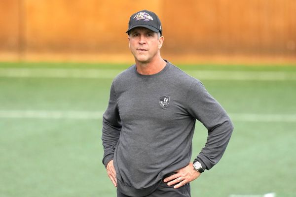 Ravens' Harbaugh glad hip-drop tackle eliminated